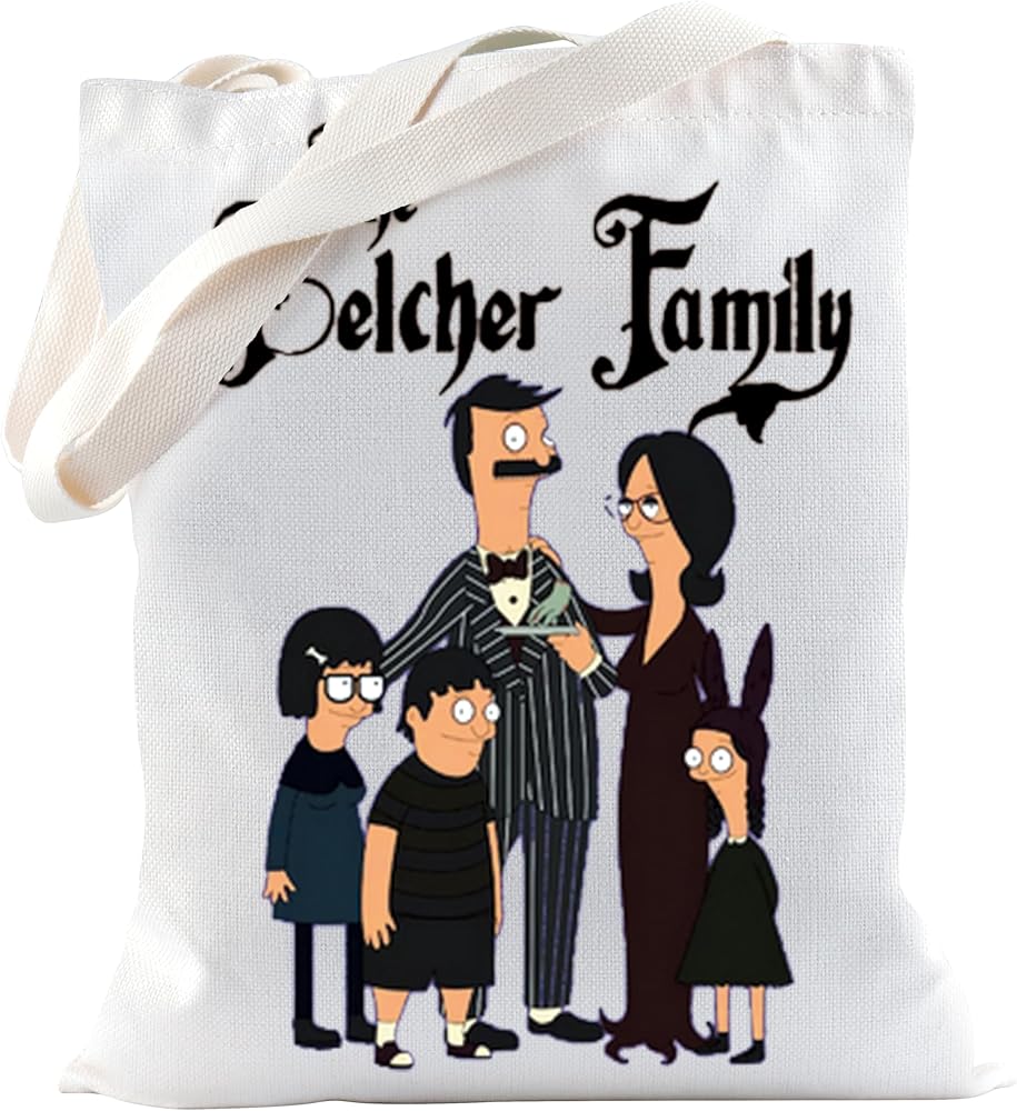 Bobs Gift Cartoon Tote Bag For Fans Tv Show Inspired Burgers Gift Tina Linda Gift