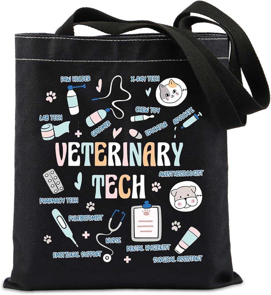 Veterinary Tech Gift Veterinarian Tote Bag Vet Med Gift Veterinarian Graduation Gift