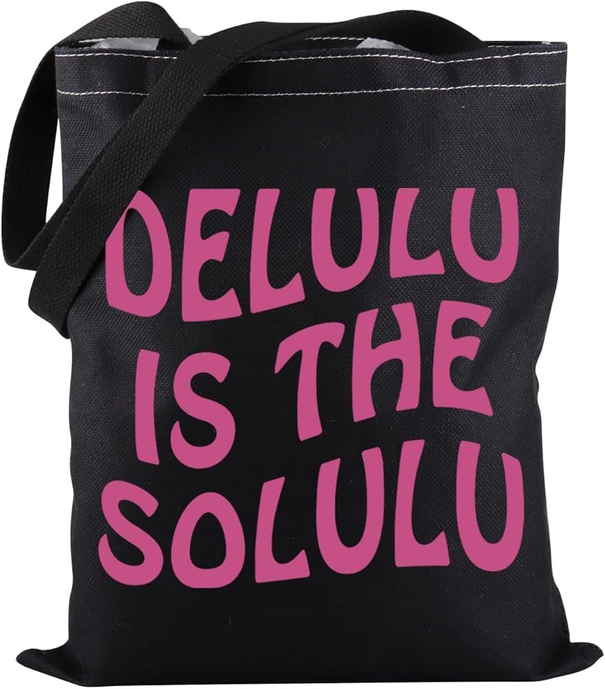Delulu Life Tote Bag Delulu Is The Solulu Tote Bag Delulu Meme Gift