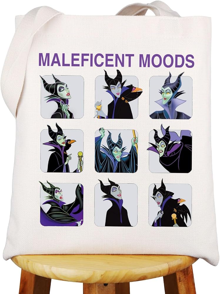 WZMPA Bad Male Tote Bag Witch Bad Queen Fans Gift Male Moods Shoulder Bag For Movie Fans (Male Moods TG)