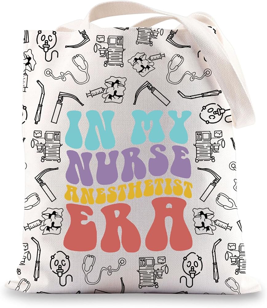 Nurse Anesthetist Tote Bag Anesthesiologist Gifts In My Nurse Anesthetist Era CRNA Nurse Gifts Anesthesiology Tote Bags