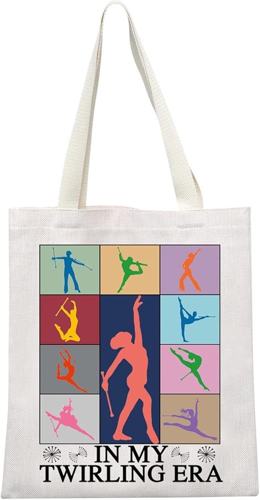 Baton Twirling Lover Gift In My Twirling Era Tote Bag Baton Fan Tote Bag Majorette Gift Baton Twirling Team Gifts