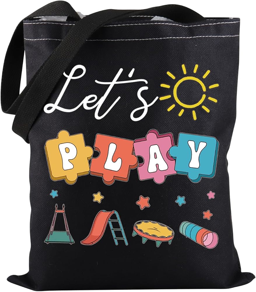 Occupational Therapy Tote Bag Let's Play Tote Bag OT Life Tote Bag Occupational Therapy Appreciation Gift