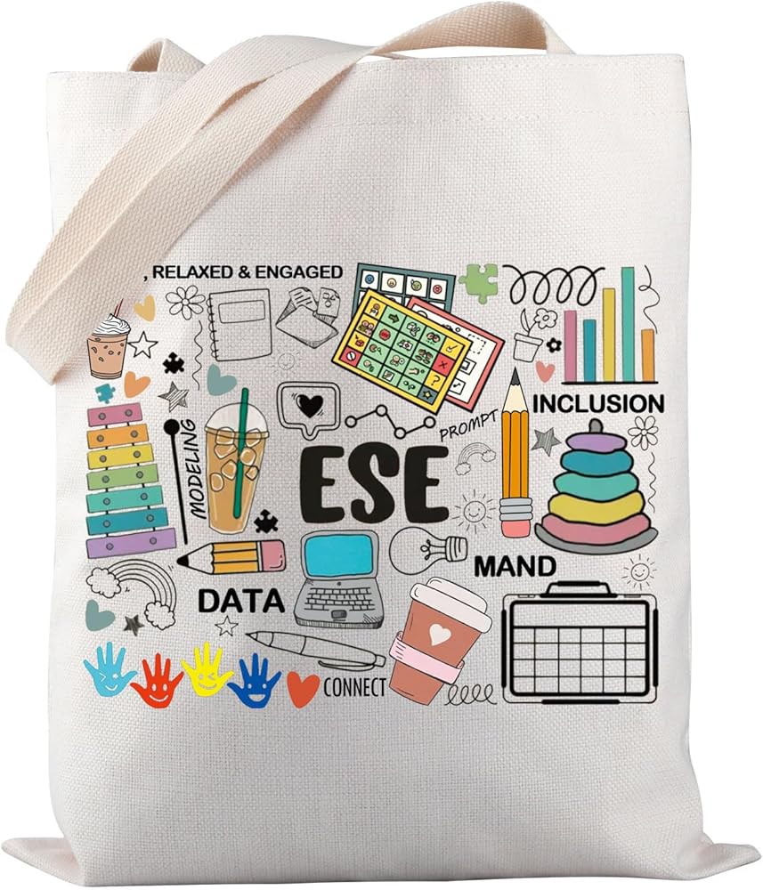 Exceptional Student Education Tote Bag ESE Squad Tote Bag ESE Teacher Tote Bag Special Ed Gift