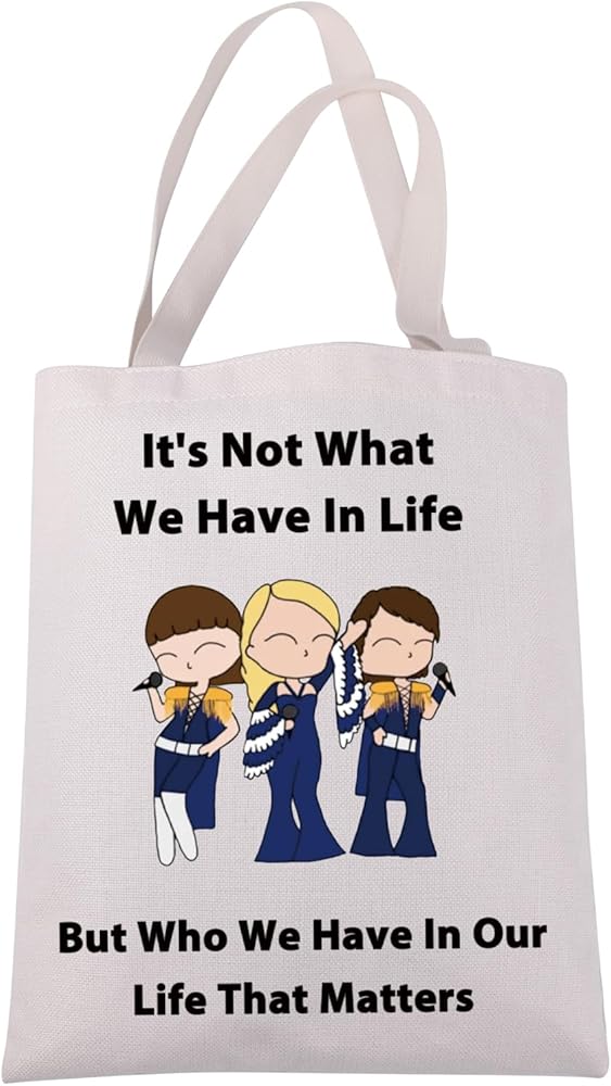 Musical Theatre Tote Bag Broadway Musical Fans Gift Mamma Musical Shoulder Bag Musical Drama Gift Comedy Gift