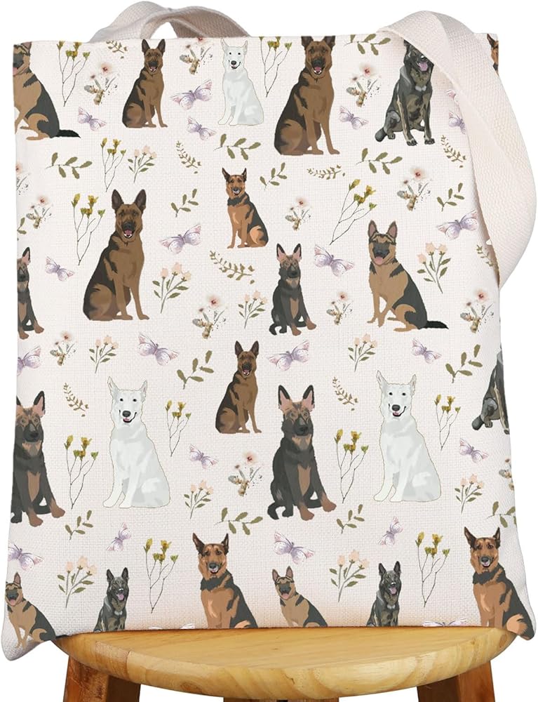 German Shepherd Tote Bag German Shepherd Lover Gifts German Shepherd Mom Shoulder Bag GSD Mom Gifts