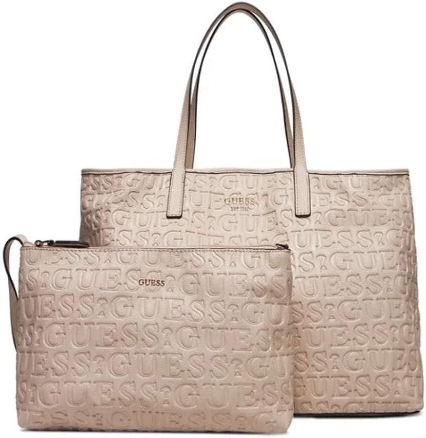 GUESS Vikky II Tote Bag L Stone, stone