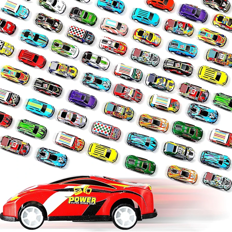 200 Pcs Mini Pull Back Cars Toy Cars Bulk Pull Back Cars Party Favors Die Cast Race Car for Boys Girls Christmas Party Favor Return Gift Goodie Bag Stuffer Classroom Carnival Gift