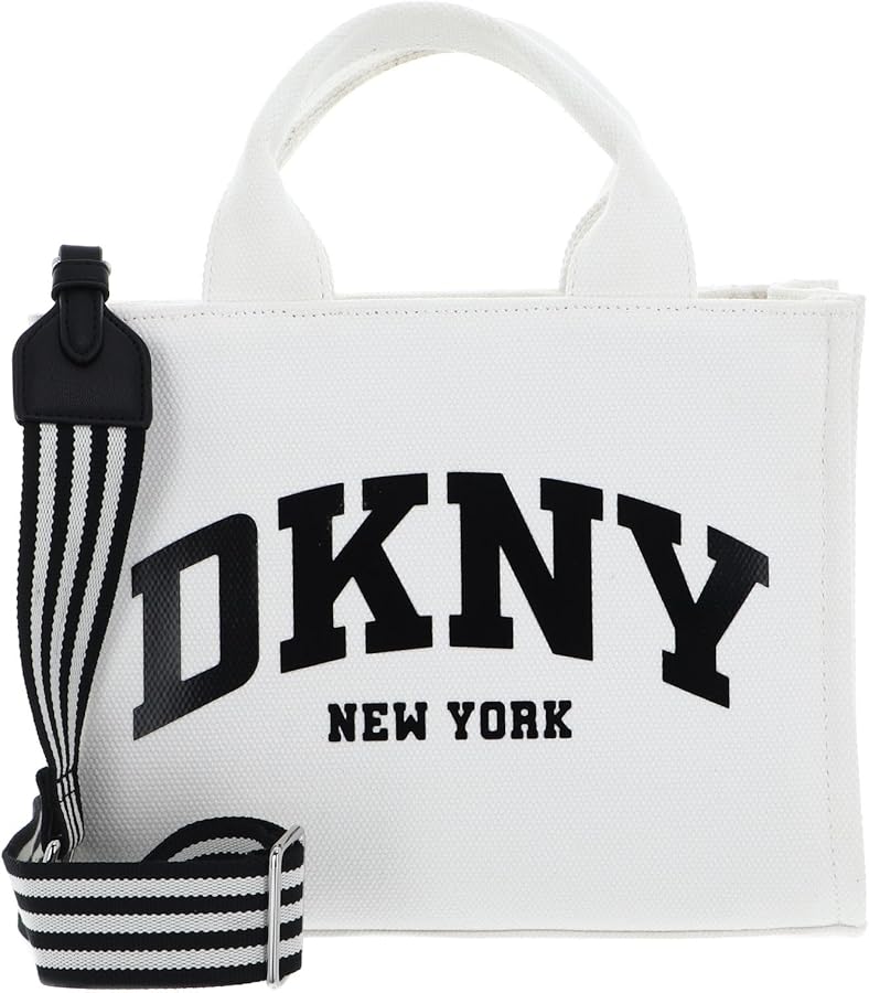 DKNY Fashion Camera Bag Classic Casual Handbags Shoulder, White/Black