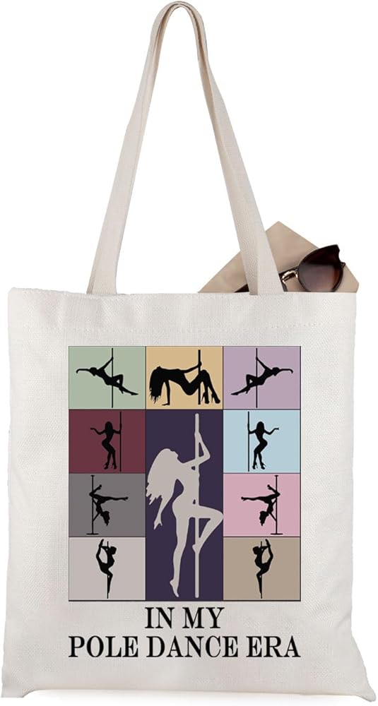 Pole Dance Lover Gift In My Pole Dance Era Tote Bag for Dancer Women