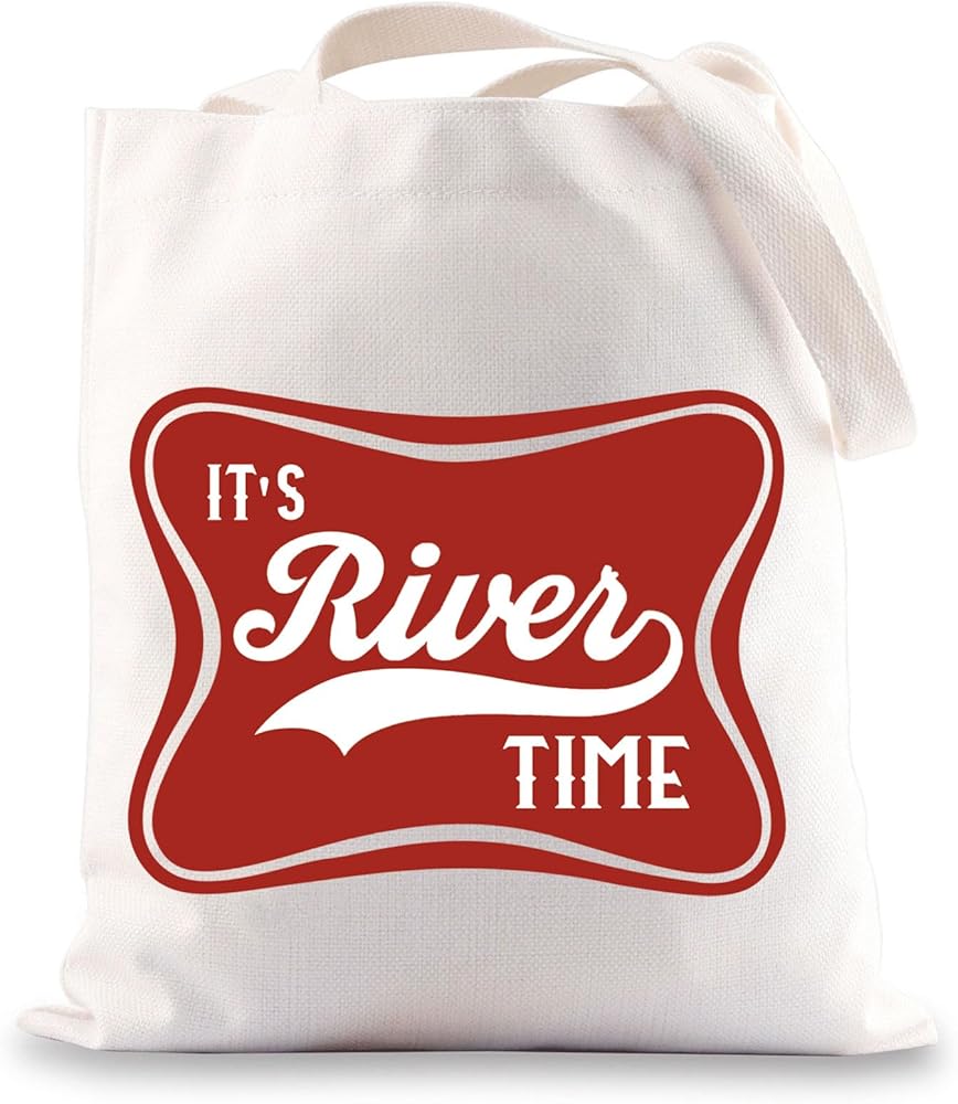 River Time Tote Bag River Life Gifts River Rat Gifts River Lover Gift It's River Time River Vacation Travel Bag River Vibes Gifts