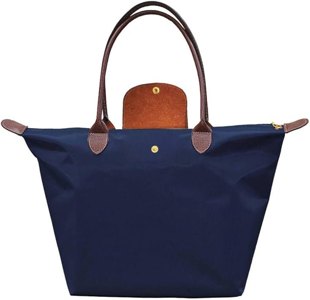 Tote Bag, Women's Stylish Waterproof Nylon Tote Handbag Ladies Tote Shopping Bag for Travel Beach School Blue L, Blackl 52l*20w*32hcm