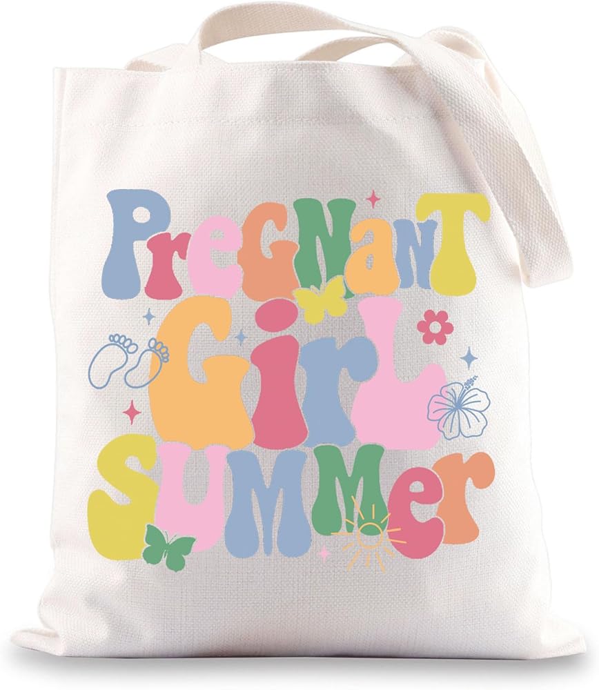 Pregnant Tote Bag Pregnant Mom Gifts New Mom Gifts Pregnancy Announcement Gifts Pregnant Mom Summer Shoulder Bag