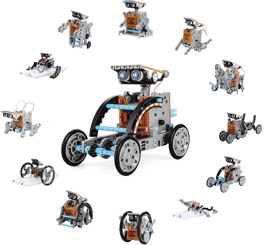 Stem 13-in-1 Solar Power Robots for Age 8-12, Toys Robotics Kit for Kids, DIY Education Science Learning Toy Birthday Gift for Christmas Educational and Funny