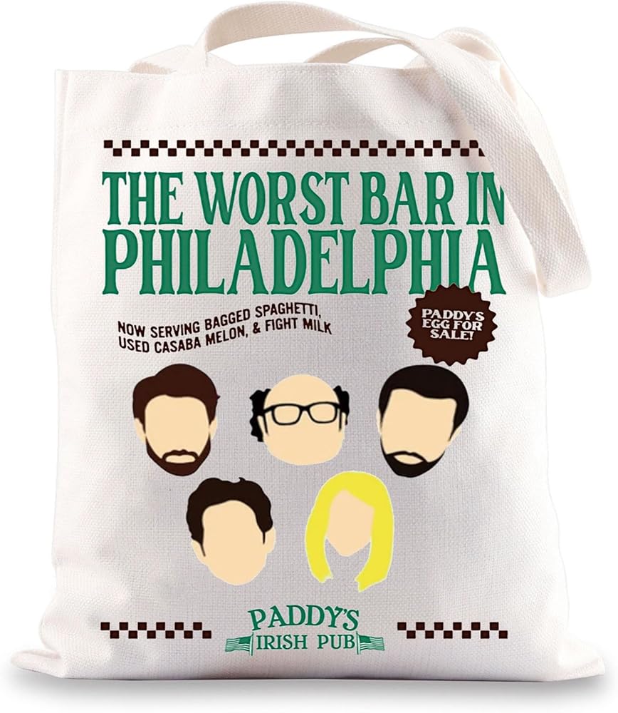 IASIP Tote Bag IASIP Merchandise The Worst Bar In Philadelphia Gifts Frank & Charlie & Dennis & Mac Gifts
