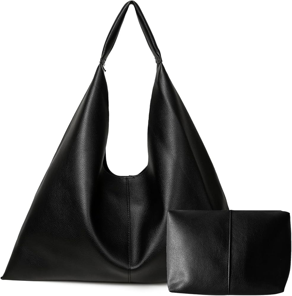 Leather Tote Bag, Oversized Hobo Bags, Large Tote Bag for Women Work, Vegan Leather Handbags Travel