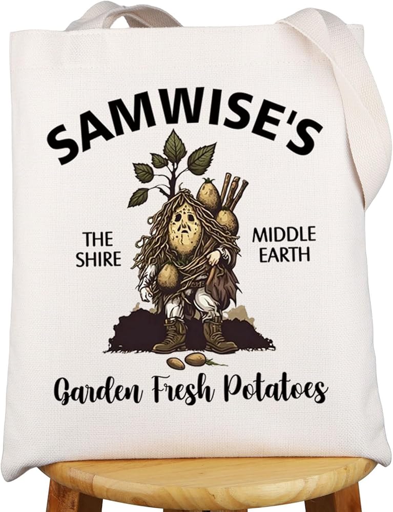 Lord Rings Potatoes Tote Bag Samwise Potato Gift Farmer Maggot's Potatoes Gift Potatoes Boil Em Mash Em Gifts