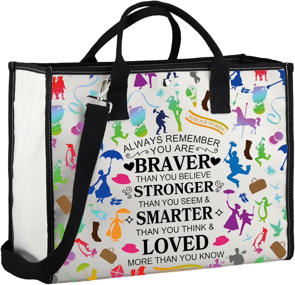 Mary Musical Inspired Gift Mary Canvas Tote Bag Mary Fans Shopping Bag Broadway Musical Theatre Lover Gift