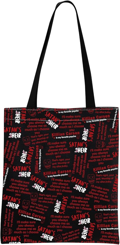 God of Malice Merch Legacy of Gods by Rina Kent Inspired Tote Bag Killian Carson Bookish Gift