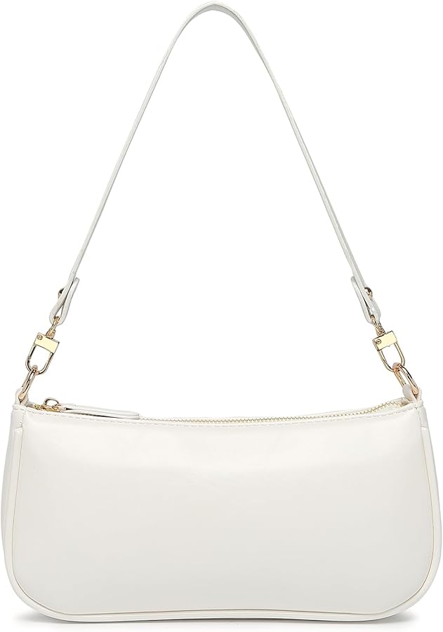 Barabum Retro Classic Clutch Shoulder Tote HandBag with Zipper Closure Purse for Women