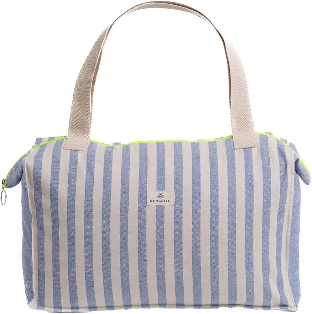 MyWander – Medium Bag – Multipurpose Folding Bag – Carrying Bag with Inner Pocket and Zipper | Fabric Travel Bag | Shopping Bag | 48 x 36 x 20 cm (34L)