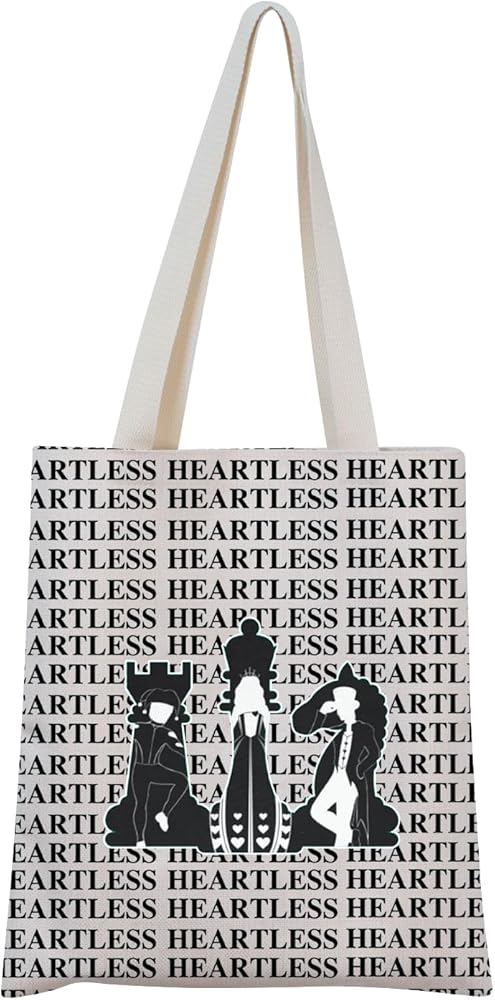 Heartless Book Inspired Gift Marissa Meyer Lover Gift Heartless Tote Bag for Book Lovers Bookish