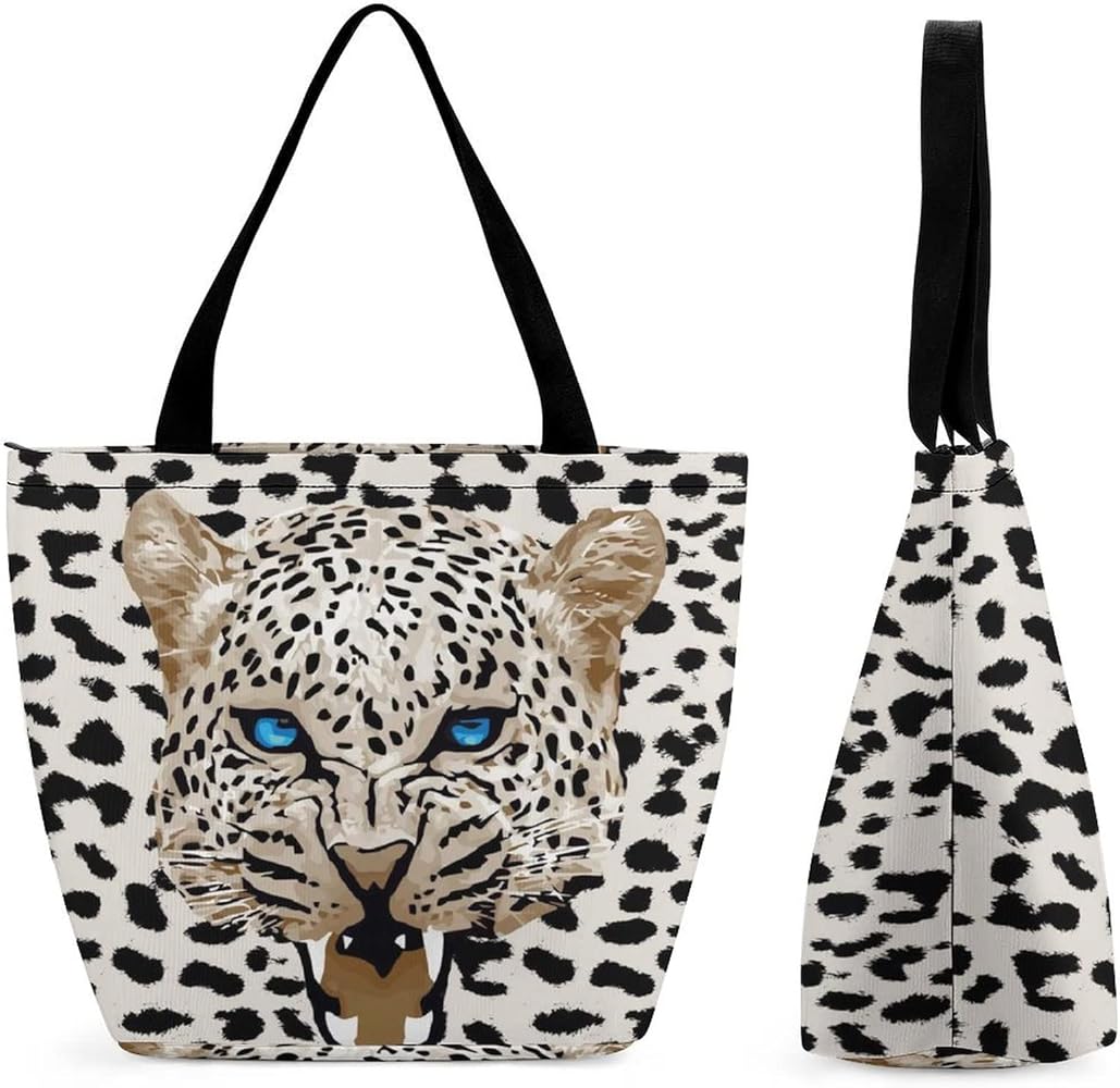 Handbag Women Leopard Shopping Tote Shoulder Bag