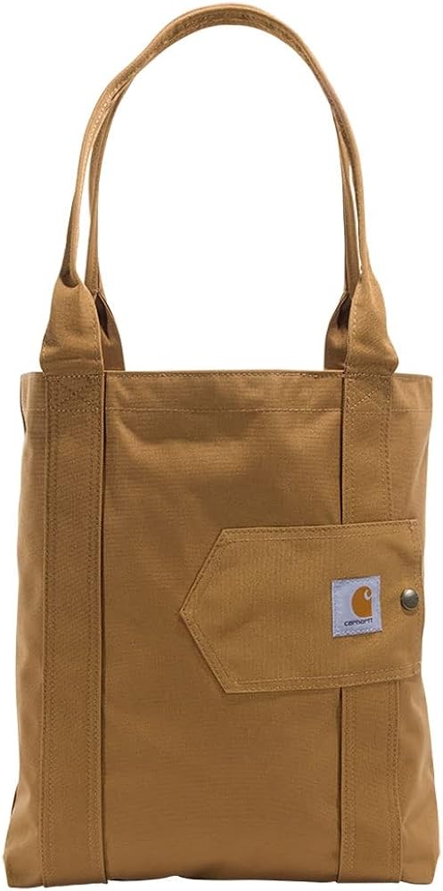 Carhartt Gear B0000378 Vertical Open Tote - One Size Fits All - Carhartt Brown