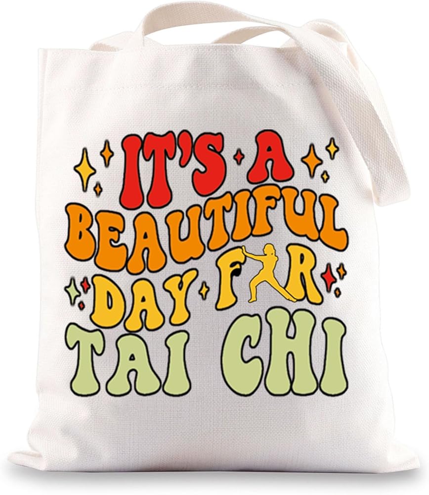 Tai Chi Tote Bag Tai Chi Lover Gift Tai Chi Instructor Gift Tai Chi Trainer Tote Bag Tai Chi Master Shoulder Bag