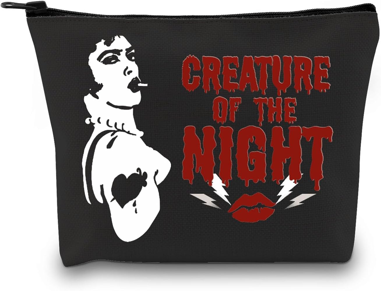 LEVLO Rocky Horror tote Bag Picture Show Gift Fans Gift Horror Movie Themed Gifts Creature of the Night