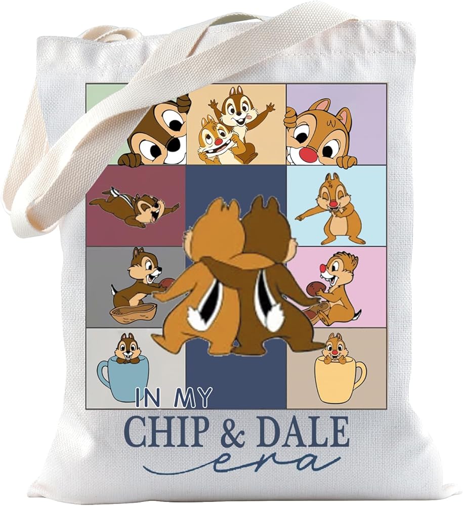 Cartoon Merchandise Chip Dale Gift Chipmunks Gift WDW Gift In My Chip Dale Era Tour Travel Bag For Cartoon Fans