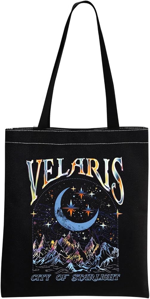 AKTAP SJM Velaris City of Starlight Inspired Tote Bag The Night Court Book Merch Book Lovers Gift Ideas