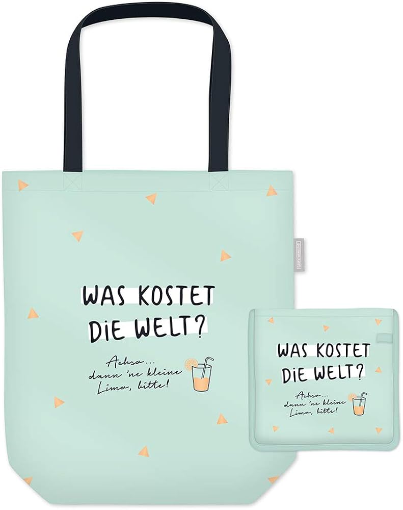 Grafik Werkstatt Einkaufstasche mit lustigem Spruch|Shopping-Bag faltbar | leichte Tasche