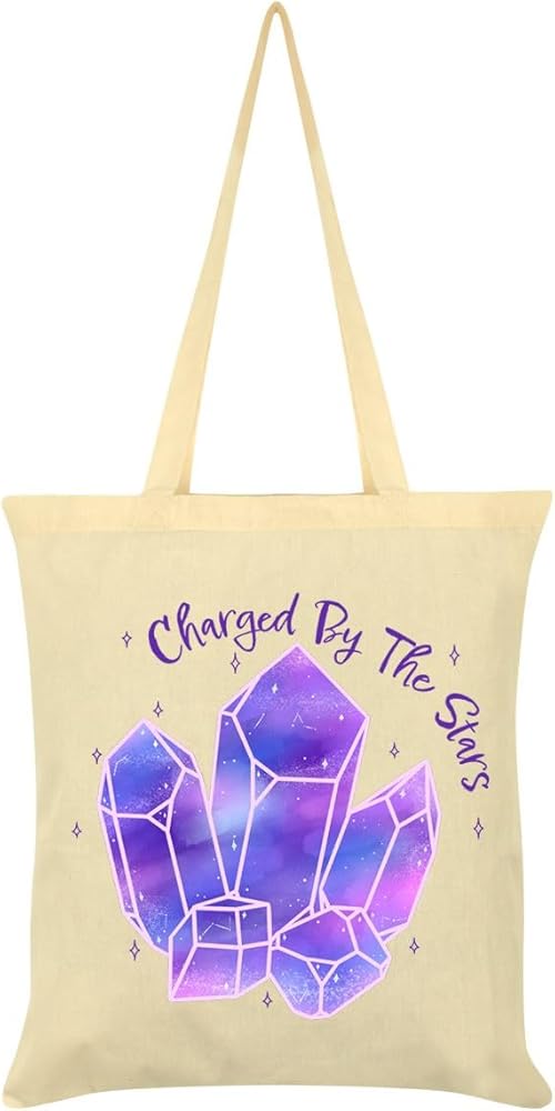 Grindstore Charged By The Stars Tote Bag (One Size) (Cream)