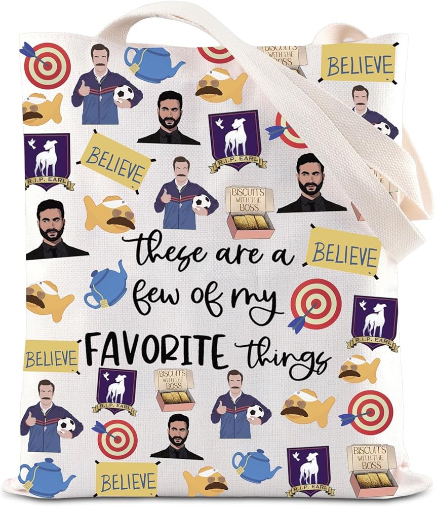 Ted Inspired Gift AFC Richmon Tote Bag Ted TV Show Fans Gift AFC Richmon Gift Soccer Coach Shoulder Bag