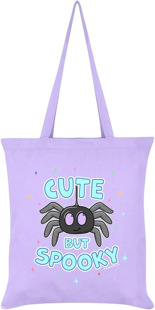 Grindstore Galaxy Ghouls Cute But Spooky Tote Bag (42cm x 38cm) (Lilac)