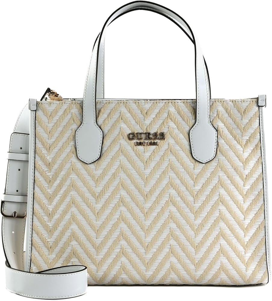 GUESS Silvana Chevron Tote