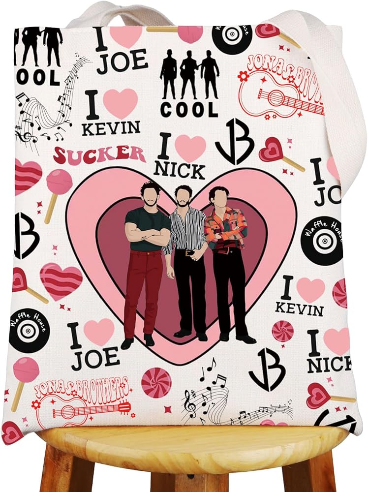 Rock Band Tote Bag Music Band Fans Gifts Music Group Canvas Shoulder Bag Music Band Merchandise