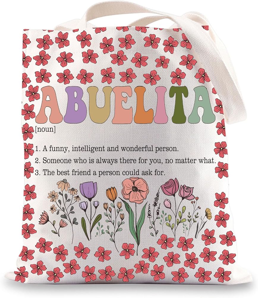 Abuelita Tote Bag Abuelita Gifts Abuelita Shopping Bag Abuelita Travel Bag Abuelita Shoulder Bag Abuelita Grocery Bag