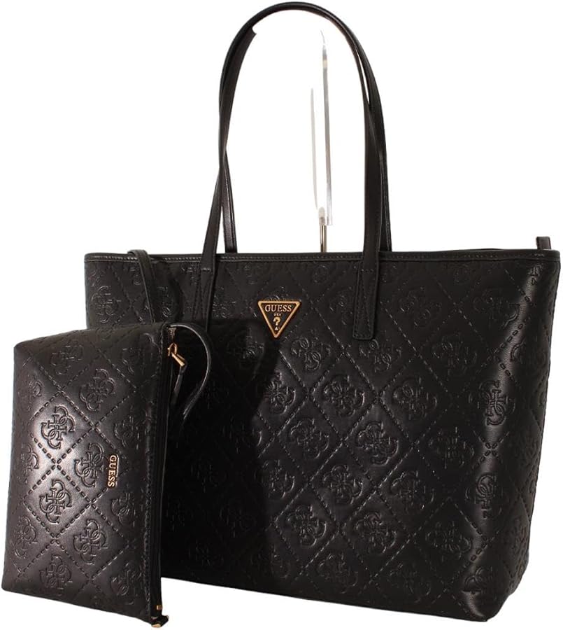 GUESS Power Play Shopper Power Play 4g Logo Outer Faux Leather Zip Closure