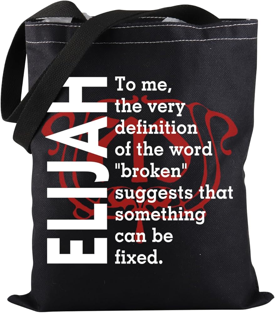 Vampire TV Show Tote Bag Elijah Quote Tote Bag Mikaelson Family Team Elijah Mikaelson Fans Gift