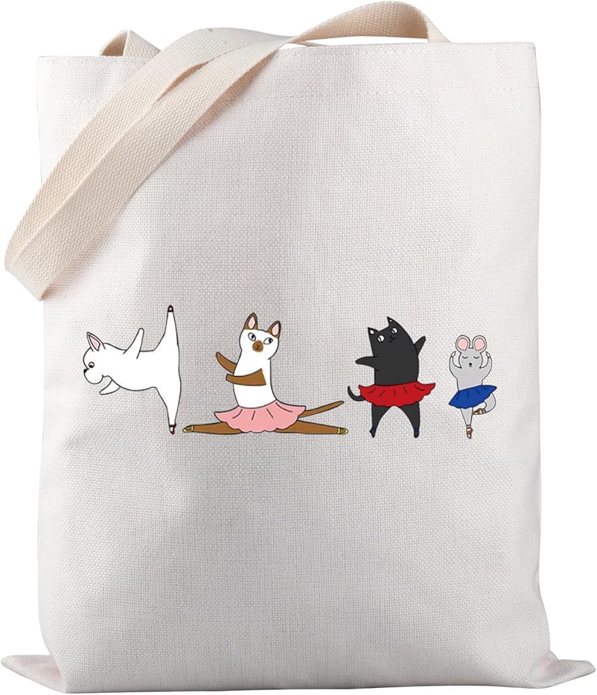 Ballet Animal Tote Bag Ballet Dancer Tote Bag Animal Ballet Evolution Gift Ballet Animal Lover Gift