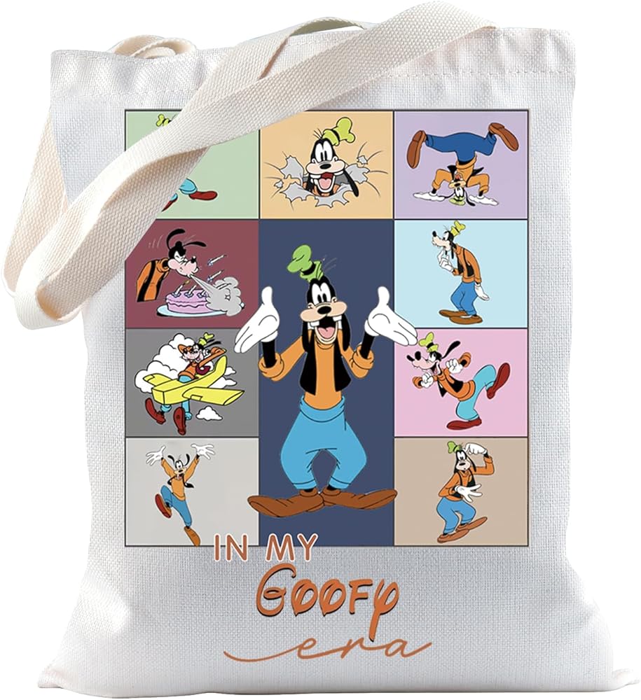 TSOTMO Cartoon Dog Merchandise Tote Bag Cartoon Movie Gift Cartoon Characters Gift For Dog Lovers