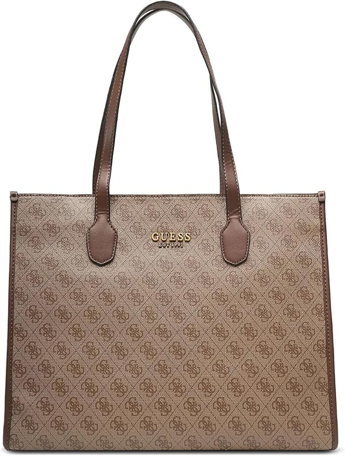 GUESS Jeans Beige Polyethylene Women's Handbag