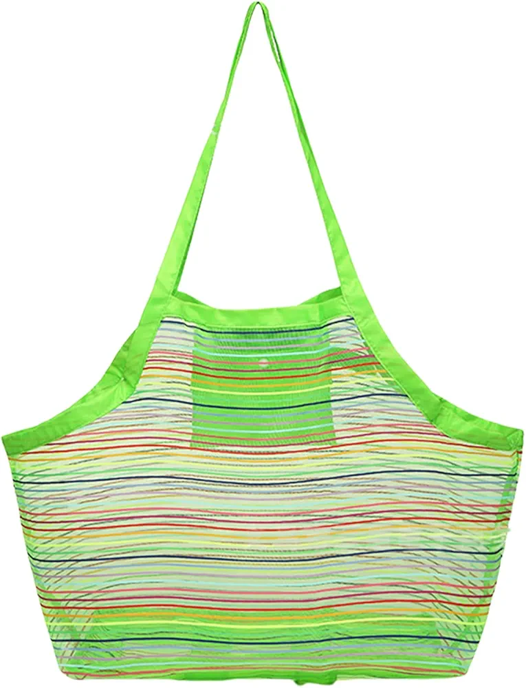 Beach Bag Large Capacity Shoulder Bag Sand Toy Bag Top Handle Handbags Fashion Vacation Bag Beach Toy Storage Bag