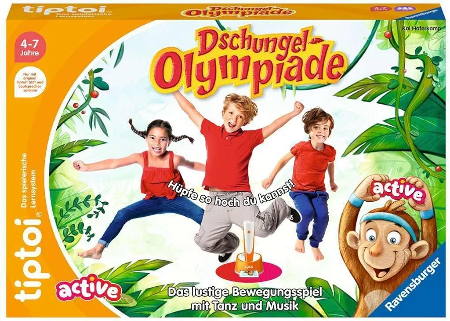 Ravensburger RAV tiptoi Active Dschungel-Olympiade 00129