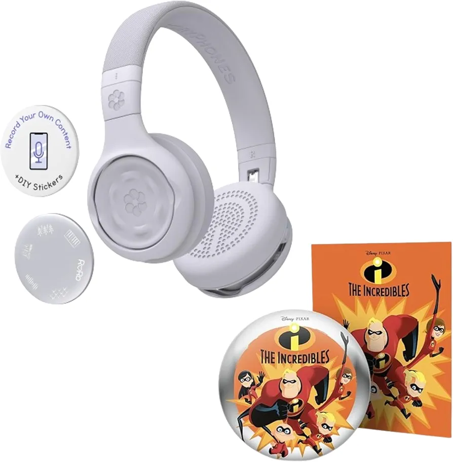 Bundle Storytelling Headphones Grey and StoryShield Pixar The Incredibles