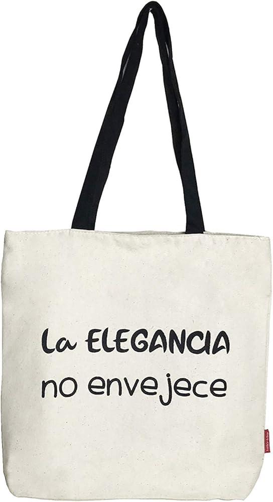 Econanos Canvas & Beach Tote Bag, White (Blanco), 38 Centimeters
