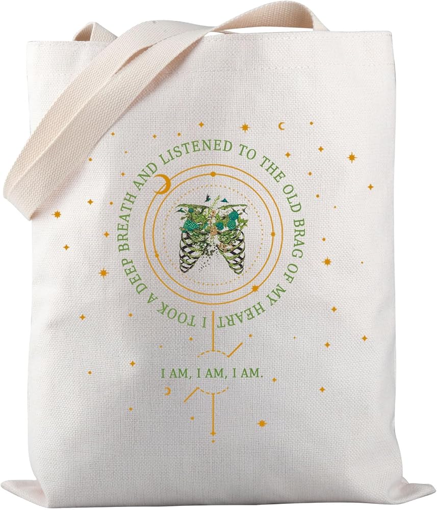 Inspiring Quotes Motivational Gift Poetry Tote Bag Dark Academia Tote Bag Merchandise Literary Gift