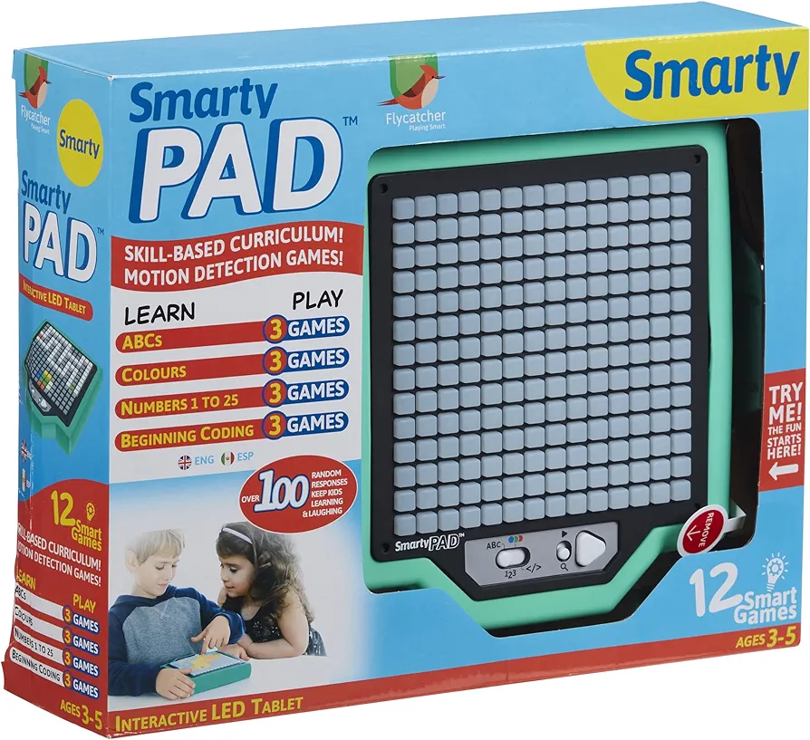 AB Gee Taptap Smart Fidget Smarty Pad,Red,Medium